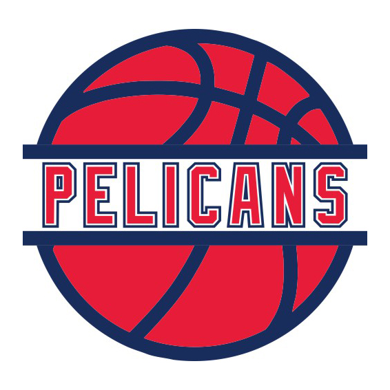 Basketball New Orleans Pelicans Logo iron on paper